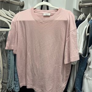 Babaton Light Pink Short Sleeve Tee